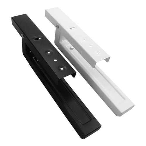 Étagère micro-ondes pliable KiraKira | Support mural acier blanc réglable anti-encombrement - 4