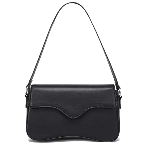 Image of YIKOEE Shoulder Purses for Women Trendy Mini Y2K Purse with Flap & Zipper Closure