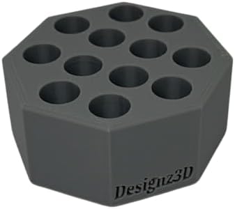 Miniatura 8 de Organizador de escritorio para 510 cartuchos, bolígrafos y lápices - 12 espacios (rojo)