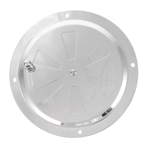 KONTONTY Djustable Airflow Stainless Steel Air Vent Easy Install Boat Louvered Vent Outdoor Cooking Ventilation Plate