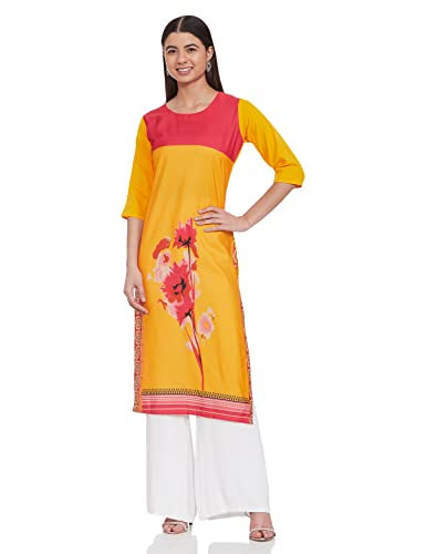Image of Women's Crepe Regular Kurta