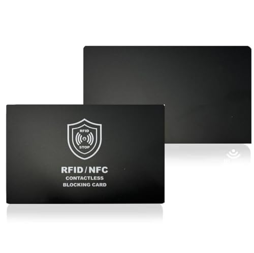 Technixx RFID Blocking Card, 3 Pack, Contactless NFC Jamming Credit & Debit Card ID, Protection for your wallet and passport, One Card Protects Entire Wallet2