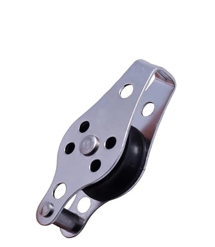 Poulie en nylon 60mm contre l'usure des cordages de 2mm à 8mm avec œil d'arrimage