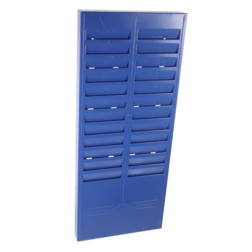 Gadpiparty 考勤打?架 製 耐久性製情報管理ラック 壁掛け式カード収納棚 格 耐衝撃設計 工場 オフィス用カードホルダー ランダ ランダムカラー