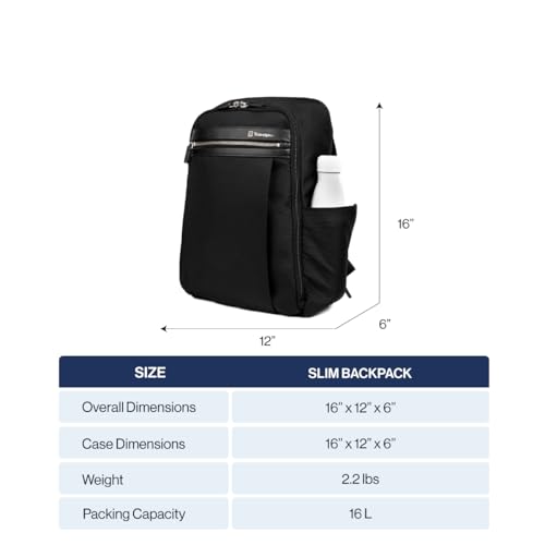 Mochila para portátil Travelpro Platinum Elite Slim 16" negra miniatura 6