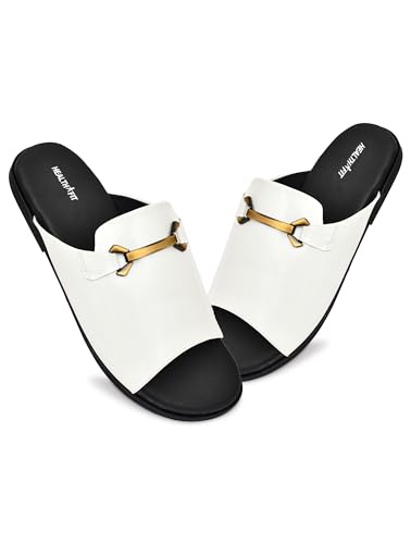 Image of HEALTH FIT Extra Soft Comfortable Traditional Ethnic Chappal /Slippers Wedding & Festive Sliders for Gents /Boys Lightweight flexible TPR sole & Easy-to-wear slip-on design cushioned for Men HF7017