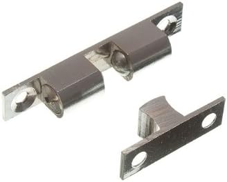 One Stop DIY 3 x DOUBLE BALL CATCH CUPBOARD LATCHES 60MM CHROME STAINLESS STEEL BALL NEW