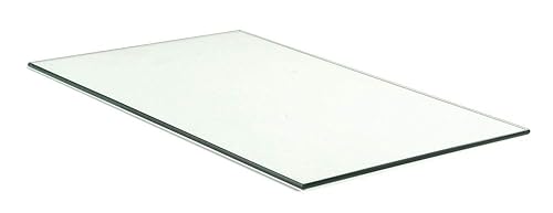 Estante de vidrio templado de 12" x 24" de grosor de 3/16"