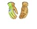 Kinco 035117908062 Hi Vis Grain Pigskins Glove, X-Large