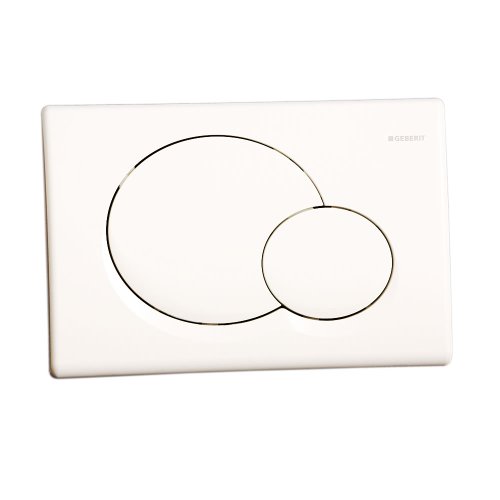 Preisvergleich Produktbild Geberit 470010430 Samba Bedienplatte für Unterputz-Spülkasten, weiß