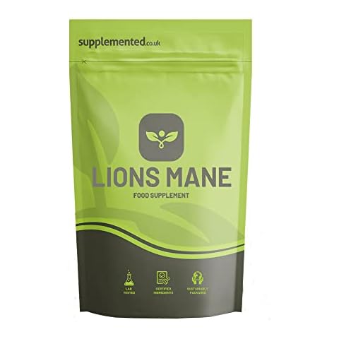 Lions Mane 2000mg 180 Capsules High Strength Mushroom Extract Cover