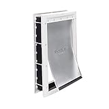 PetSafe Plastic Dog and Cat Door - Easy Installation - Large - For Pets Up To 100 lb, White