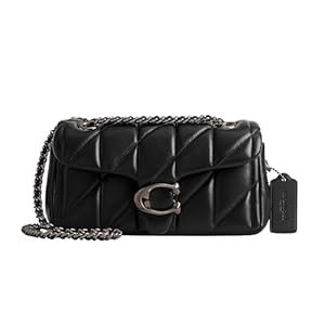 Coach Womens Quilted Tabby Shoulder Bag 20 With Chain
