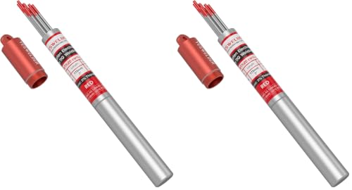 Image of YESWELDER TIG Welding Tungsten Electrode Red Tip 3 /32 inch x 7 inch (Red, WT20 /EWTh-2) 10-pk (Pack of 2)