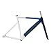 Edition Fixed Gear Bike Frameset, Aluminum Frame,Track Fixie, Single Speed Bicycle Parts(L 56cm)