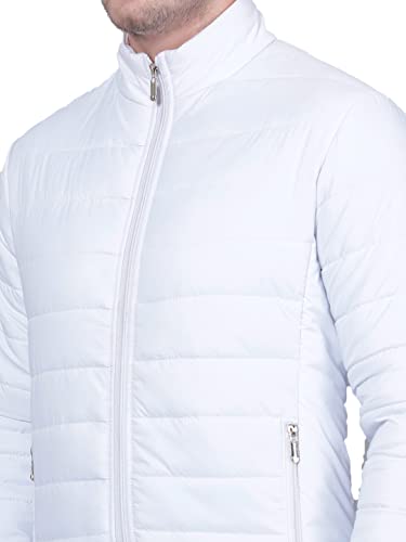 Image of KOTTY Men's Nylon Regular Solid Stylish Designed for Comfort and Warmth Puffer Jacket