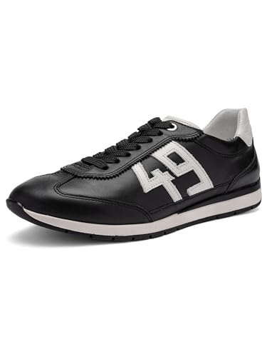 ARA Portofino, Zapatillas Mujer, Black Cream, 43 EU
