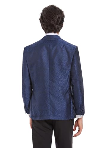 Lucky Paisley Dinner Jacket, Skinny Fit, Two Button Closure, Notched Lapel4