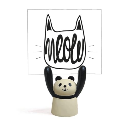 Support de décoration chat mewing panda mémo cartoon animal mignon