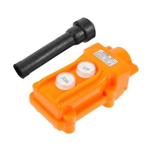 DINHEAROM 1Pieza Interruptor de Botón de Elevador y Antipolvo Controlador de Grúa Práctico para Uso Industrial Accesorio Resistente