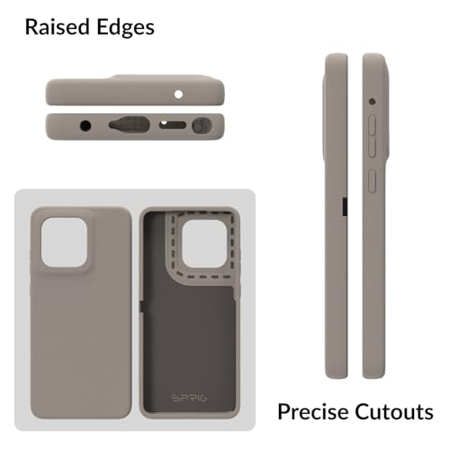 Image of SPRIG Compatible with Moto Edge 60 Stylus Premium SilkTone Back Cover Drop Tested Shock Proof Mobile Case for Men, Women, Boys and Girls with Camera Protection (Light Brown)