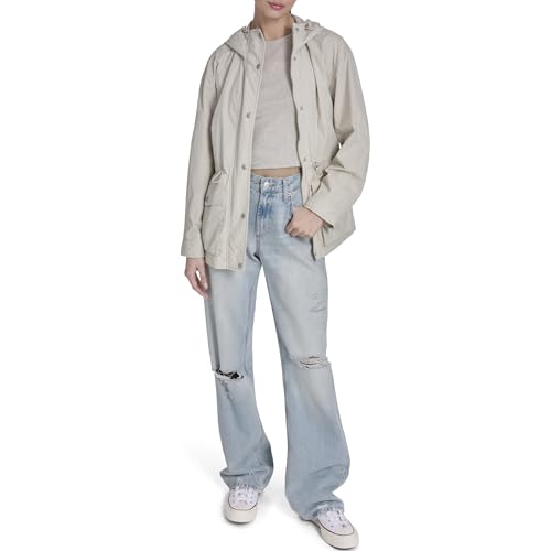 Image of Levi's Women's Cinch-Waist Hooded Rain Anorak