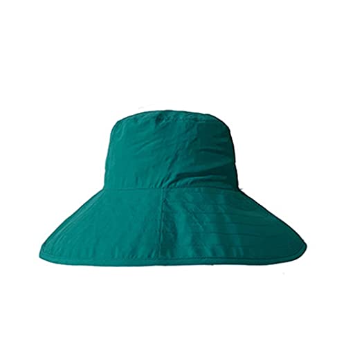 Chapeau de pêcheur mince coton grand bord protection solaire visage YXWYXWA hatt