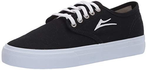 Lakai Men's Oxford Skate Shoe, Black Canvas, 10