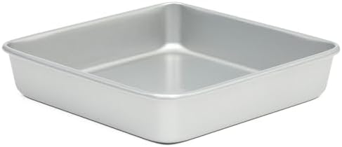 Martha Stewart Forma de bolo quadrada antiaderente de aço carbono...