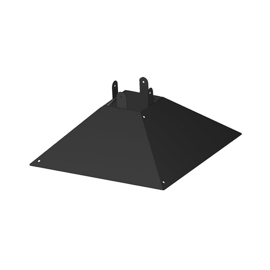 Paracolpi per mangiatoia per uccelli, 10 cm x 10 cm, in legno, | robusta, in metallo, liscio, antiaderente, può fermare gli scoiattoli.