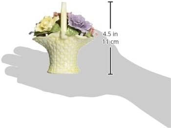 Amazon.com: Cosmos 10228 Fine Porcelain Rose Flower Basket