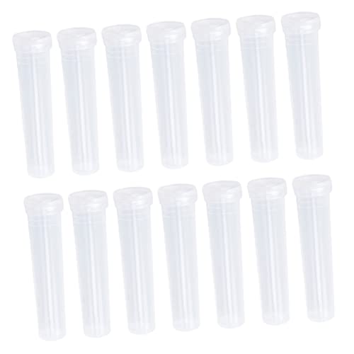 INOOMP 20pezzi Tubetti Plastici Per Fiori Contenitori Per Design Pratico Per Decorazioni Floreali e Conservazione Tubetti Resistenti e Sicuri Per Fiori Freschi