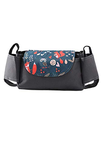 ベビーカーに付ける便利なバッグ ベビーカー バッグ ベビー 赤ちゃん ミルク入れ ベビーカー用 変形 多機能 哺乳瓶 マザーズバッグ ドリンクホルダー 可愛い 柄 手提げ