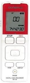 Olympus VN-100 128MB Digital Voice Recorder - Enjoy up to 74 Hours of Digital Recording!
