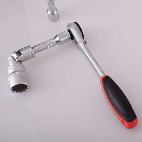 Kit compacto de mantenimiento de bicicletas eficiente con llaves de trinquete métricas 8