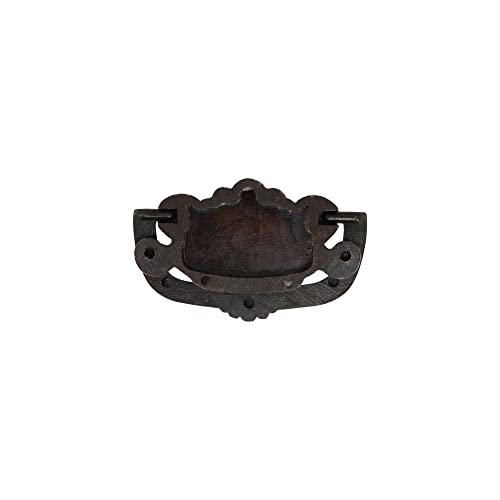Image of Sainath Zinc Alloy Copper Antique Finish Drawer Cabinet Kadi Kundi Knob Pull Handle Set, Pack of 4 PCs