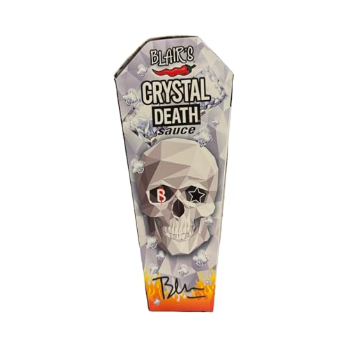 Blair's Crystal Death Sauce 5oz - New, Limited Edition - Guinness Book World Records Hot Sauce 16 million Crystals - BEWARE, Extremely Hot, One of the World's Hottest Sauces