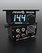 Stetsom 4in1 - Universal Bass Knob with Voltmeter, Gain Control + On/Off Switch + High to RCA Input Converter, Blue LED Display, One Touch On/Off Display, Continuous Touch On/Off Amplifier