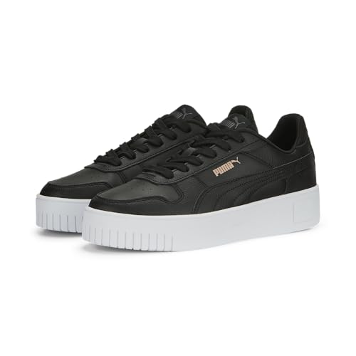 Image of PUMA Women's Cali X Hk WN's Sneaker, 1, Puma Black Puma Black Rose Gold Puma White, 9 US