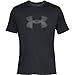 Under Armour Big Logo SS, Maglietta a maniche corte Uomo, Nero (Black/Graphite), M