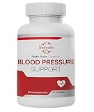 BioYouth Labs Blood Pressure Support Supplements for Adults, 60 Capsules - Nutritious Blend of Olive
