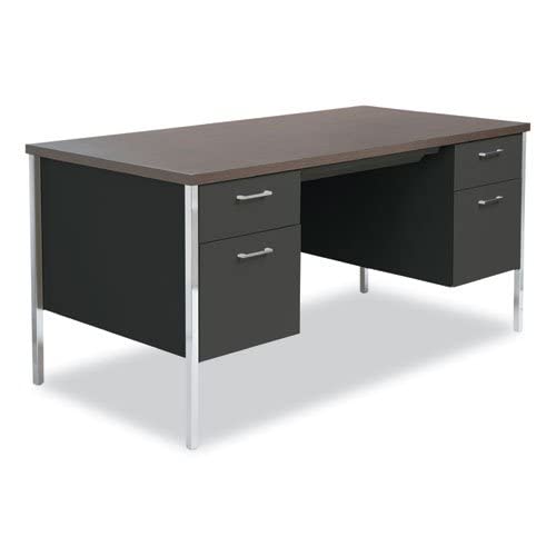 o Alera o - Double Pedestal Steel Desk, 60w x 30d...
