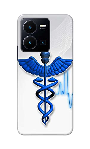 Image of Printed Hard Back Cover Case for Vivo Y35 4G Back Cover (Medical Doctor) -1803
