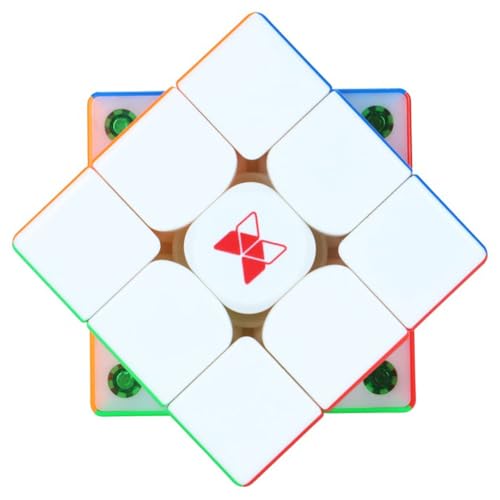 Image of Hawkister QiYi X-Man XT3 V1 3x3 Flagship Speed Cube - Magnetic Core, Adjustable, Matte Finish
