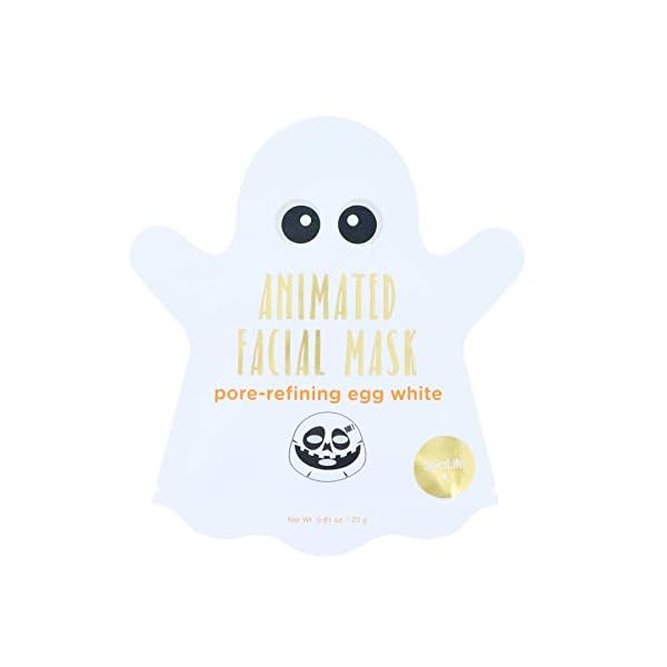 Spa-Life-Animated-Halloween-Sheet-Mask-Pumpkin-Ghost-Bat-Bundle SpaLife Facial Mask Sheet Bundle - Pumpkin, Ghost, Bat - Halloween Character Mask Bundle - Face Masks for Skin Care - Moisturizing Sheet Face Masks - Skincare Pack for Women - Spa Beauty Masks