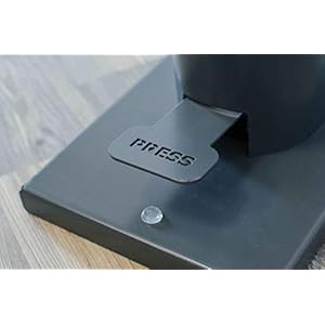 Hygiene-shop Top-Select Indoor desinfectiestation met praktische voetbediening en navulbare fles 1L, kleur: zwart