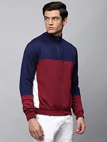 Image of Dennis Lingo Men's Poly Cotton Sweatshirt - Regular Fit, Full Sleeves, Casual Winter Wear for Men