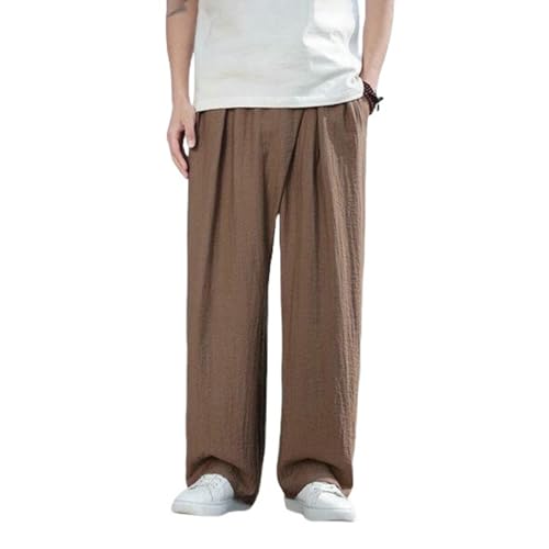 Pantalon droit pour homme style chinois : la solution fluide contre la chaleur de l'été