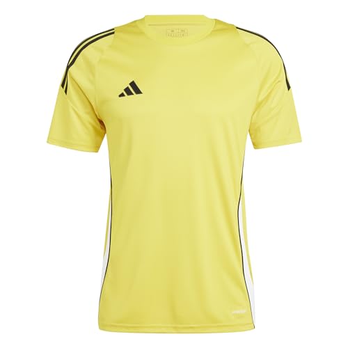 Amazon.com : adidas Men's Tiro 24 Jersey, Team Yellow/White