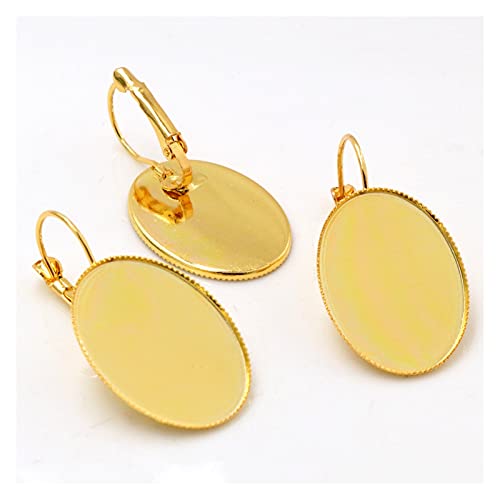 Boucles d'oreilles à levier français 18x25mm pour loisirs créatifs